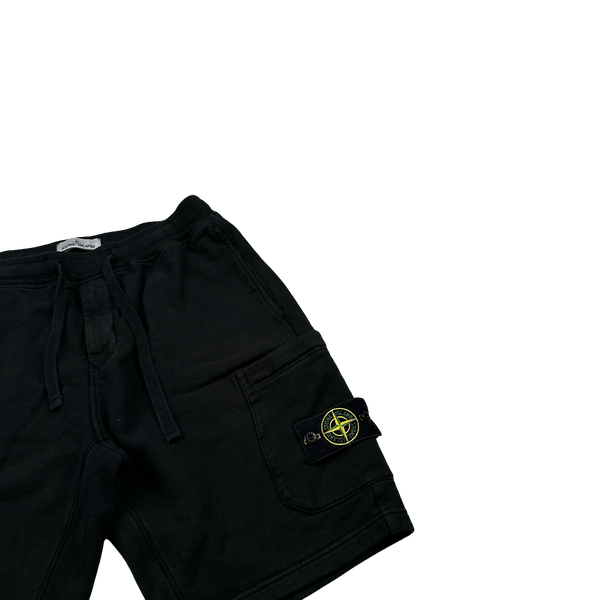 Stone Island 2022 Black Cotton Shorts - Large