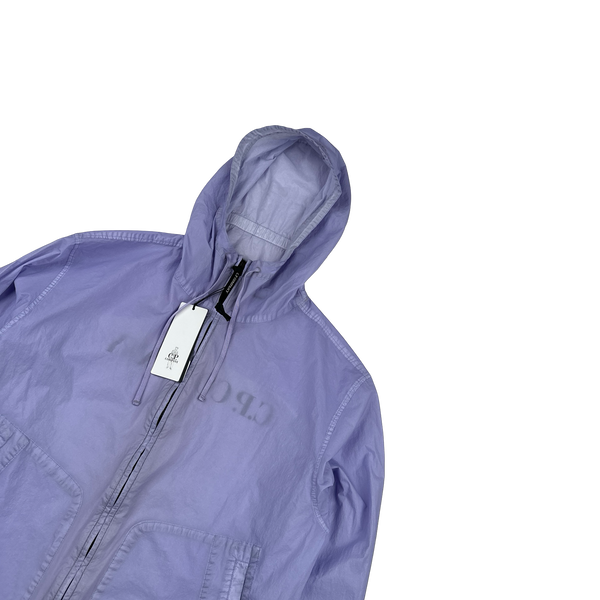 CP Company Lilac Lightweight Nylon Spellout Jacket - Small