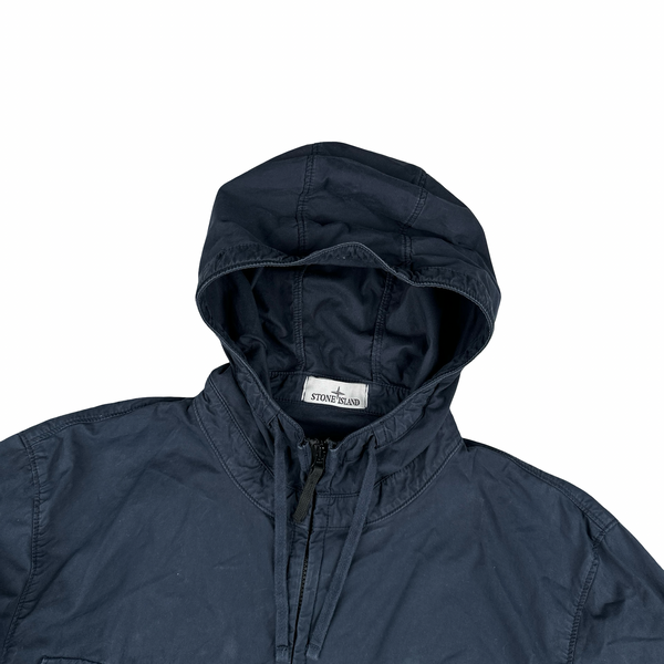 Stone Island 2024 Navy Supima Cotton Twill Stretch TC Jacket - XL