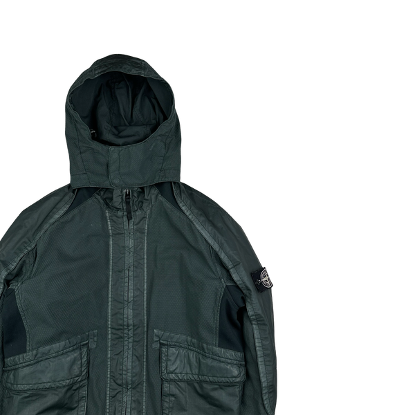 Stone Island 2013 3D Performance Cotton Tela Mussola Gommata Jacket - Large