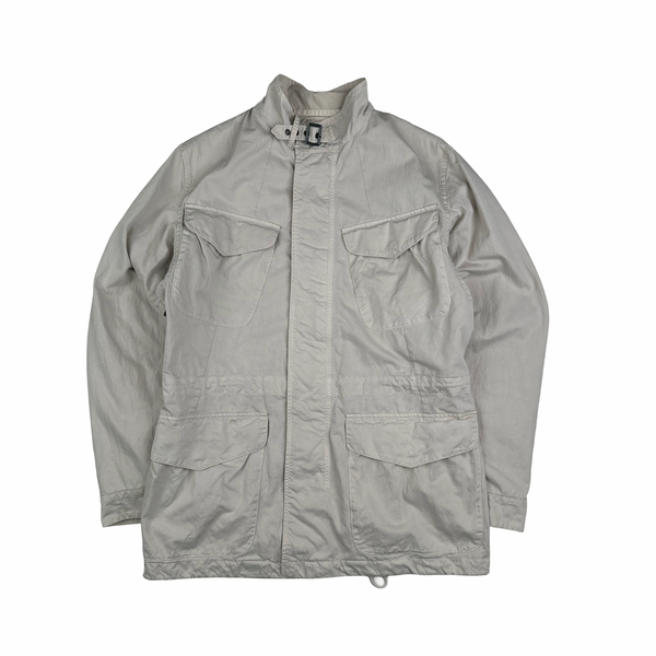 CP Company Vintage Off White  Buckle Multi Pocket Jacket - Large