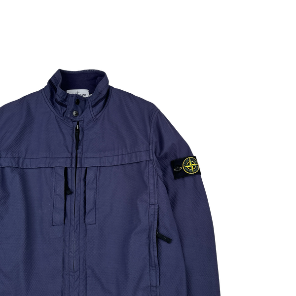 Stone Island 2014 Indigo 3D Cotton Tela Jacket - Medium