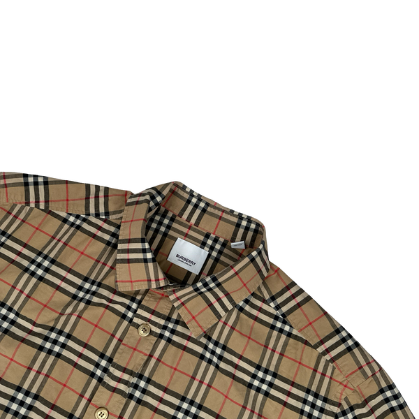 【美品】Burberry シャツ Burberry チェック柄シャツ Mサイズ-LOEWE アナグラム トライ