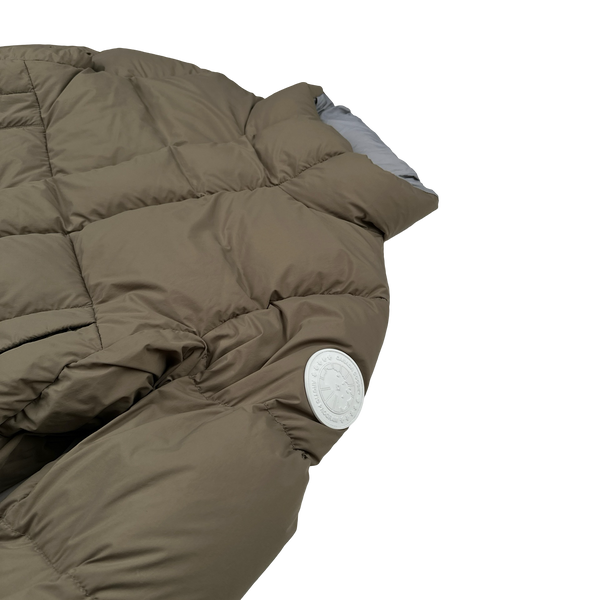 Canada Goose Everett Northwood Down White Patch Puffer Jacket - Large