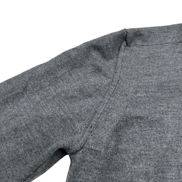 Stone Island 2020 Grey Merino Wool Crewneck Jumper - Small