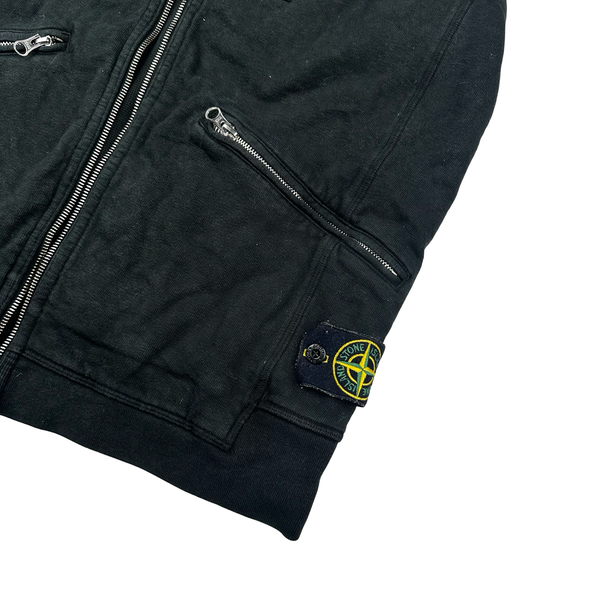 Stone Island 2017 Black Gilet Vest - Large