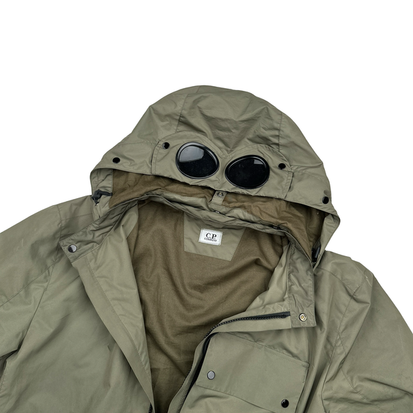 CP Company Khaki Micro M Goggle Jacket - XL