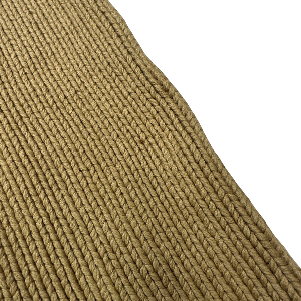 Stone Island 2005 Brown Knit Zipped High Neck Jumper - XXL