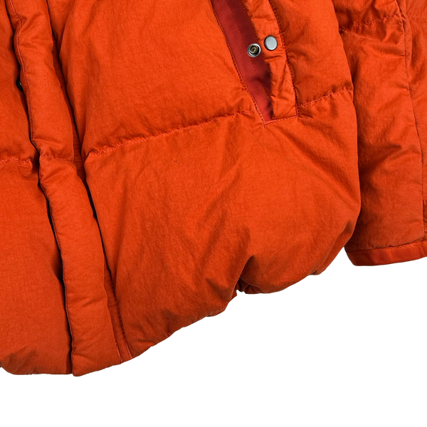 CP Company Orange 50 Fili Down Filled Puffer Jacket - Large