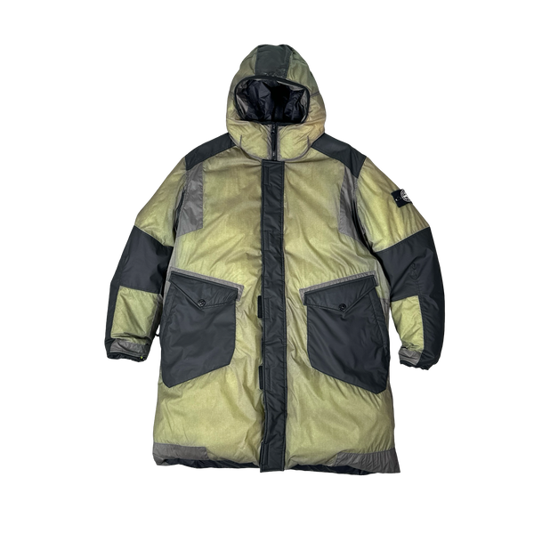 Stone Island 2016 Resin-T Shell Down Puffer Ice Jacket - Large