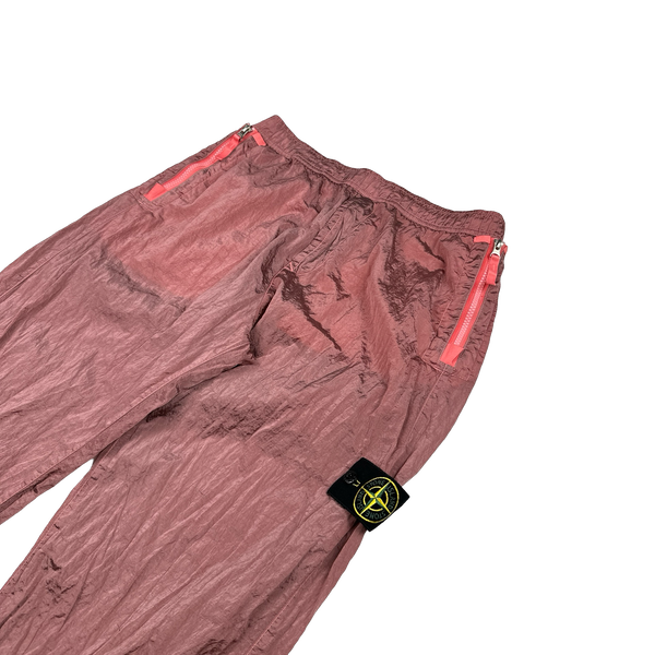 Stone Island 2023 Pink Nylon Metal Econyl Trousers - 30"