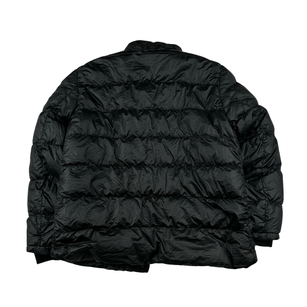 Stone Island Black Garment Dyed Down Puffer Jacket - 3XL
