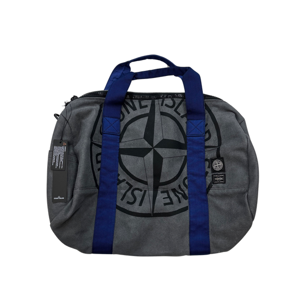 Stone Island x Porter Man Made Suede Compass Duffle Bag