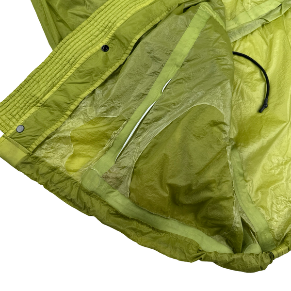 Stone Island  Hyperlight Yellow Lightweight Hooded Parka Jacket - XXL