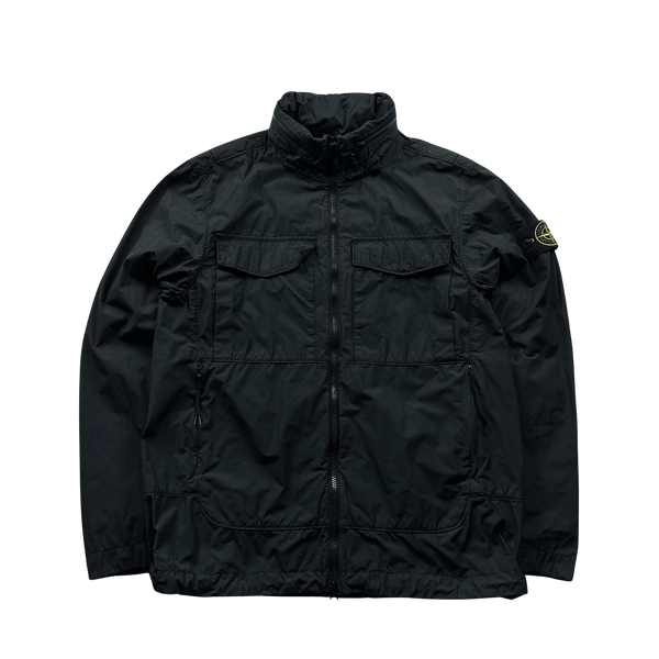 Stone Island Black Naslan Light Watro Jacket - Medium