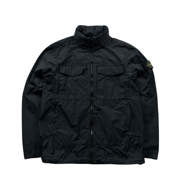 Stone Island Black Naslan Light Watro Jacket - Medium