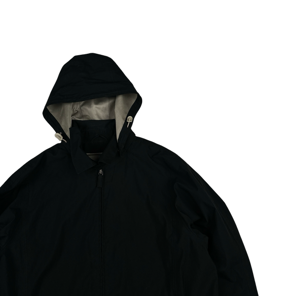 Prada Black Gore-Tex Red Tab Parka Jacket - Large