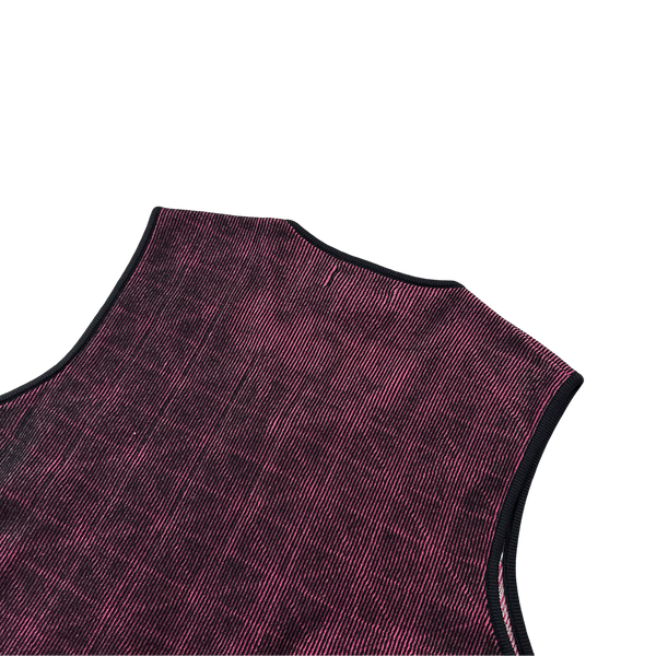 Stone Island Shadow Project Pink Ribbed Cotton Vest - Medium