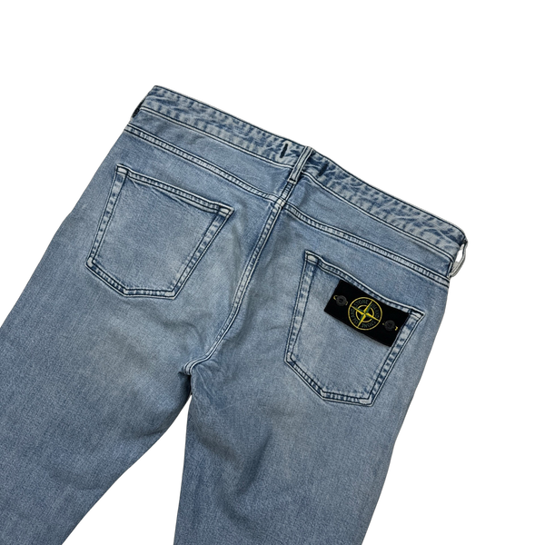 Stone Island 2015 Slim Fit Light Wash Denim Jeans - 34"