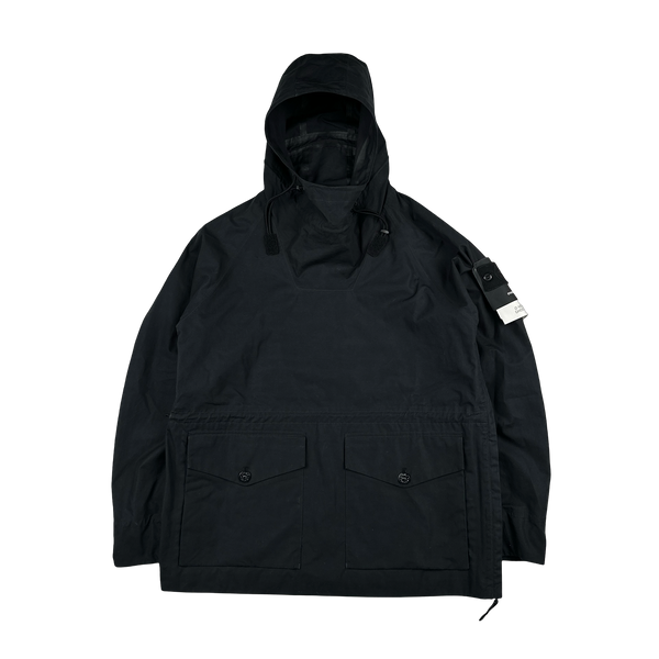 Stone Island 2022 Navy Ghost O-Venile Pullover Smock Jacket - Medium