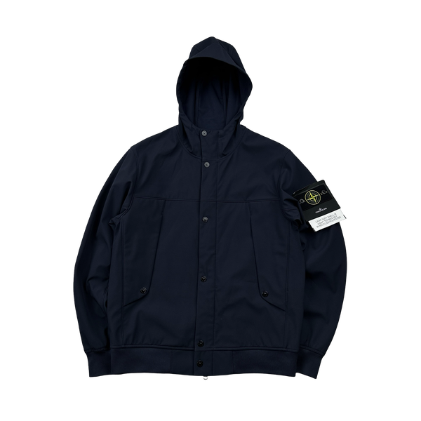 Stone Island 2024 Navy Soft Shell Jacket Small Mat s Island