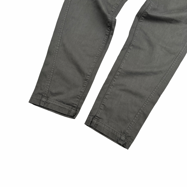 Stone Island 2020 Grey Ghost Cotton Cargo Trousers - Small