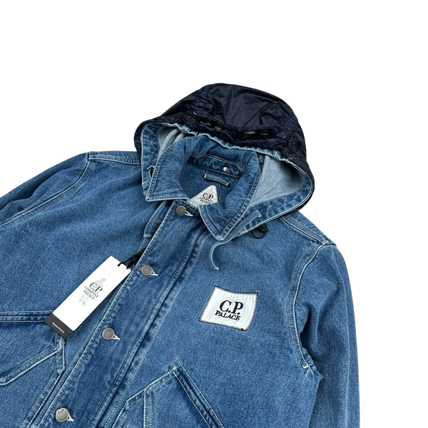 Palace X CP Company Denim 14 3/4Oz 3 In 1 Goggle Jacket - XL