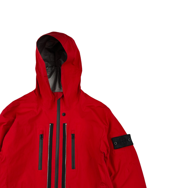 Stone Island 2020 Red Shadow Project Gore Tex Paclite Jacket - Medium