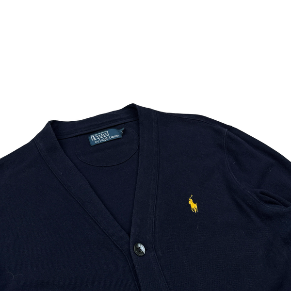 Ralph Lauren Polo Navy Buttoned Cardigan - Medium