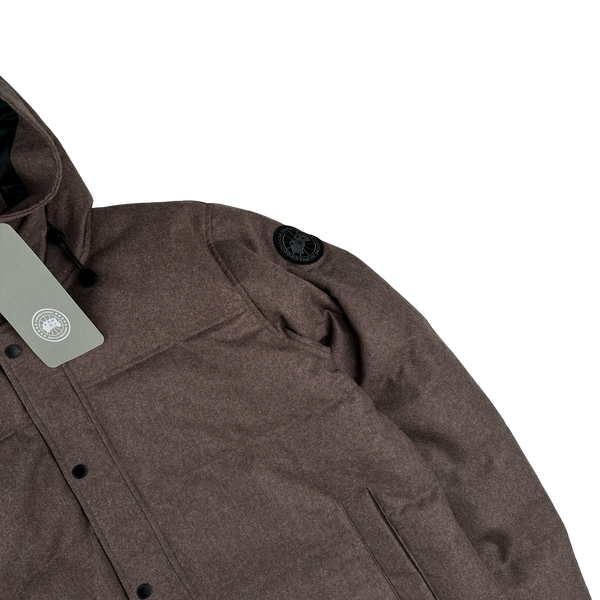 Canada Goose Dusty Rose Wool Macmillan Premium Down Parka Jacket - XL
