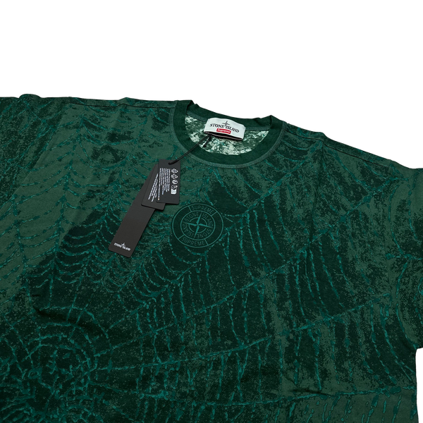 Stone Island x Supreme 2023 NEW Spiderweb T Shirt - Medium