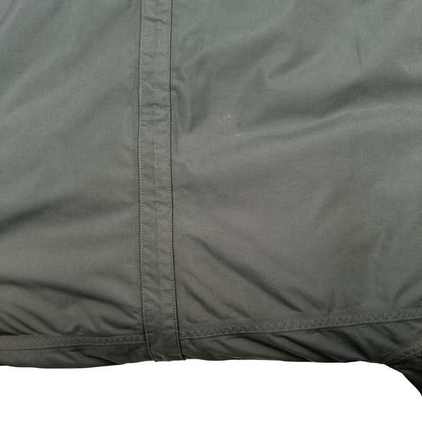 North Face Khaki Hyvent Fur Hood Down Filled Parka Jacket - XS