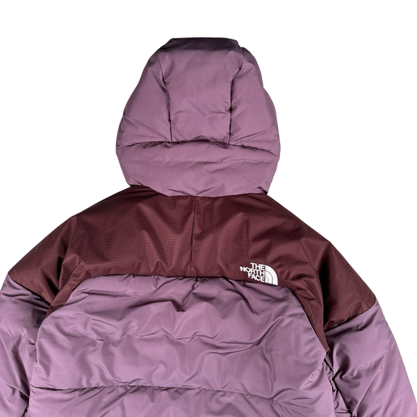 North Face Triple Baffle Parka Alpine Plum Mid Hooded Puffer Jacket - Medium