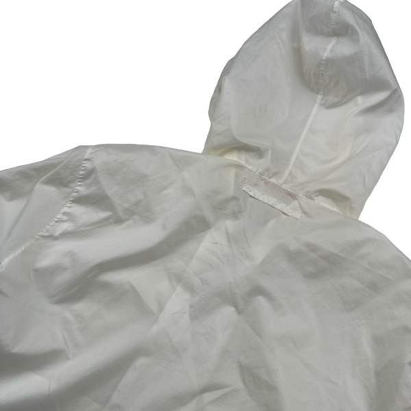 Prada White Nylon Ripstop Lightweight Jacket - XL