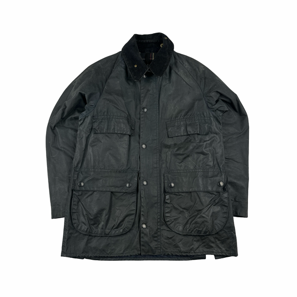 Barbour BEDALE ダークグレー ジャケット Barbour Men's Bedale Modern Check Wax Jacket, Dundee Tartan