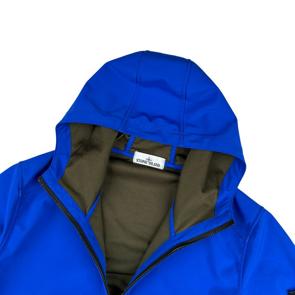 Stone Island Royal Blue Light Soft Shell R Jacket - XL