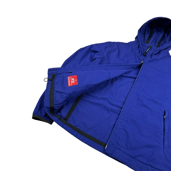 CP Company 50 Fili Blue Hooded Jacket - XL