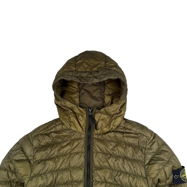 Stone Island 2018 Green Down Filled Puffer - Small