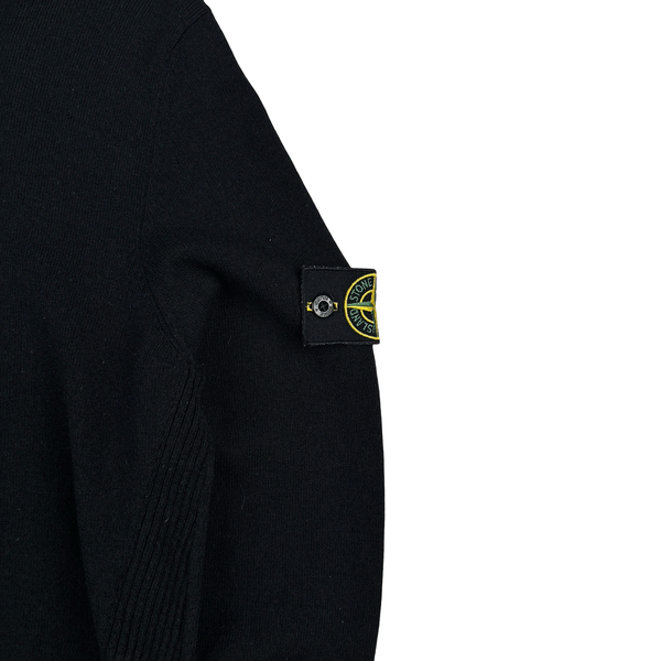 Stone Island 2015 Black Turtle Neck Knit Jumper - Small