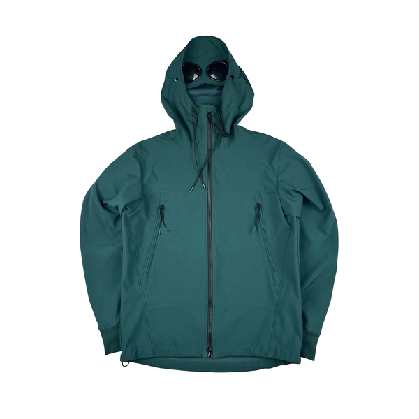 CP Company Jade Soft Shell Goggle Jacket - Medium