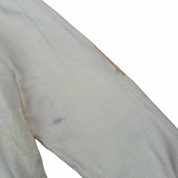 Stone Island 2018 Long Sleeve Thick Cotton Printed Polo Shirt - Large