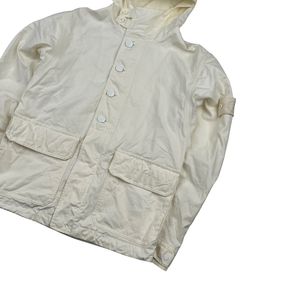 Stone Island 2012 Beige Ghost Ventile Jacket - Small