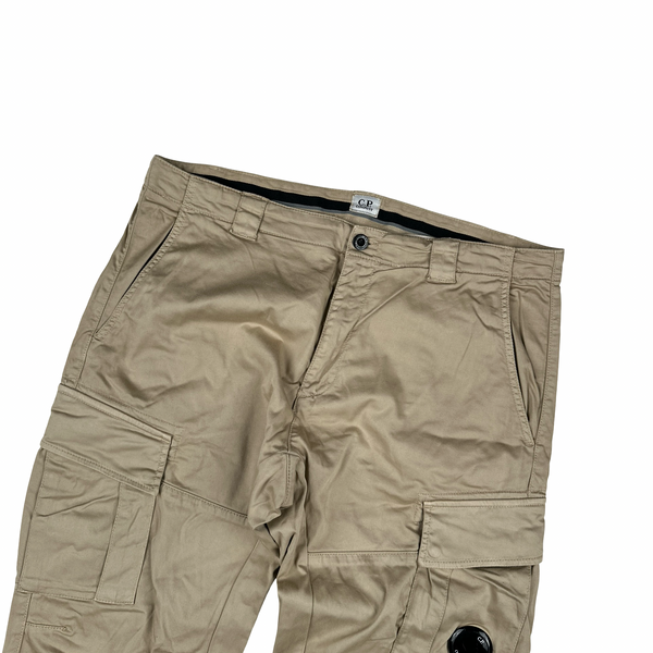 CP Company Tan Ergonomic Fit Cargo Trousers - XL