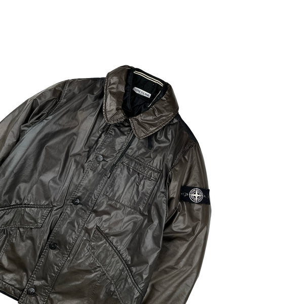 Stone Island 2011 Brown Colour Change Ice Jacket - Large