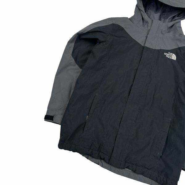 North Face Black/Grey Hyvent Jacket - XS