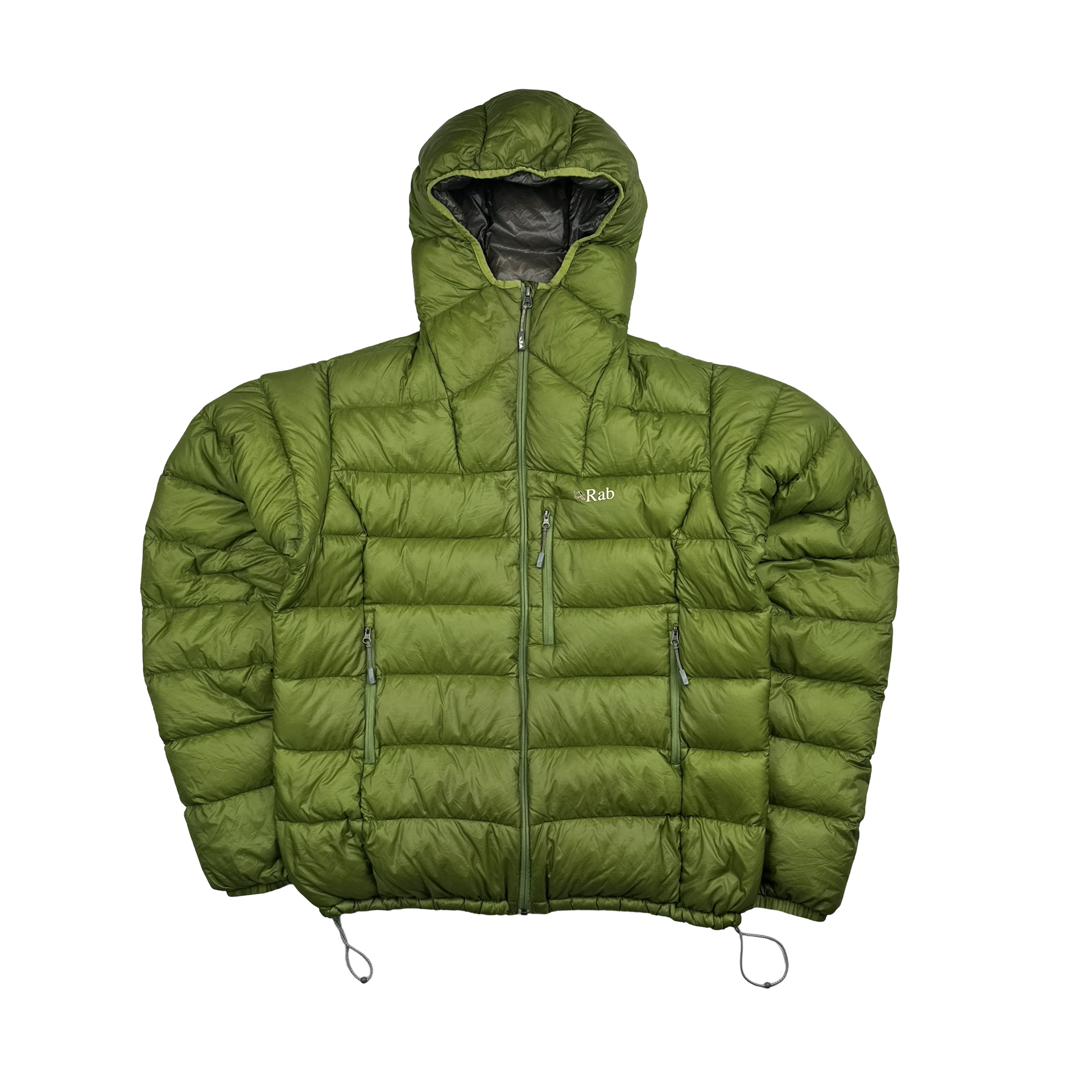 RAB Green Infinity Endurance Down Zipped Puffer Jacket