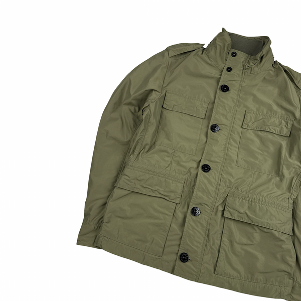 Stone Island 2014 Green Micro Reps Field Jacket - Medium