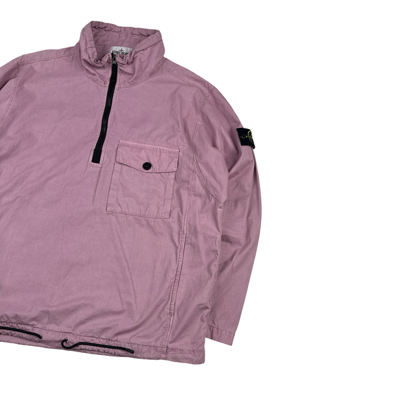 Stone Island 2020 Pink Cotton Smock Pullover - Medium