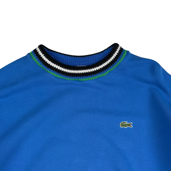 Lacoste Classic Blue Pullover Jumper - Medium