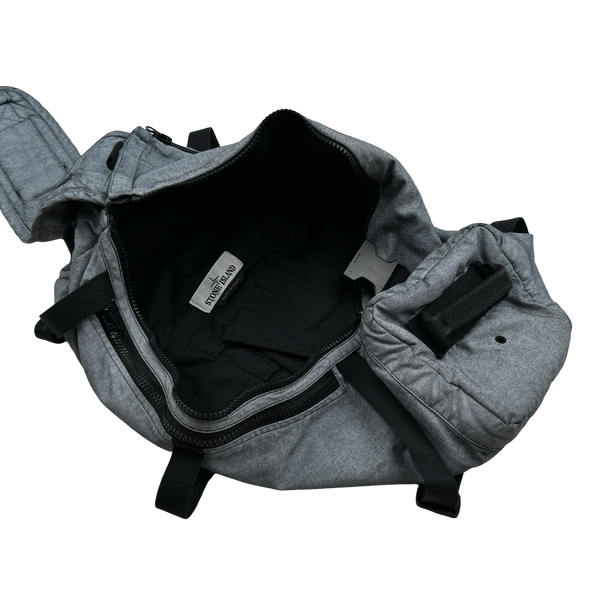 Stone Island 2019 Placcata Spellout Patch 2 In 1 Sling/Duffle Bag